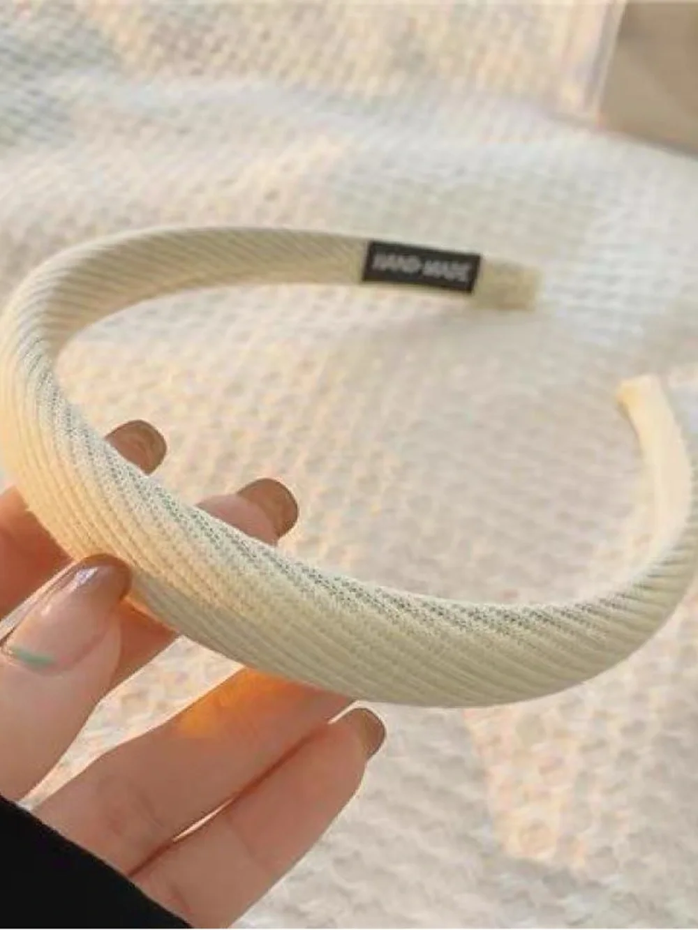 Vintage Cream Padded Headband